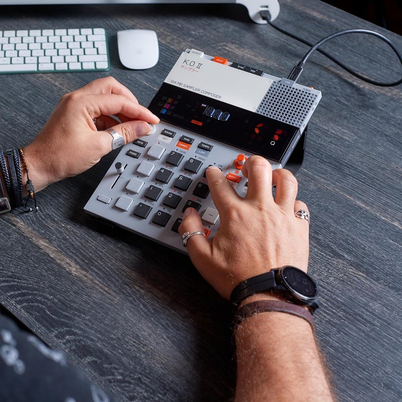 Sound Addicted Stand for EP–133 K.O. II | 25° Tilt Reduces Neck and Back Pain During Your Beat Production - Image 2